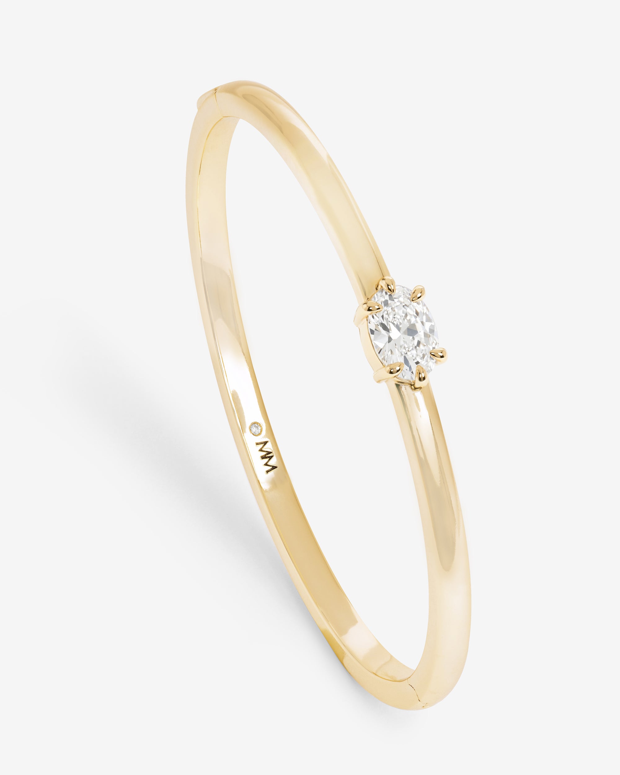 She's on Point Cuff - Gold|White Diamondettes