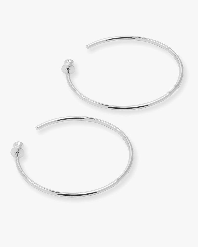 Not Your Average Mom Hoops 2" - Silver