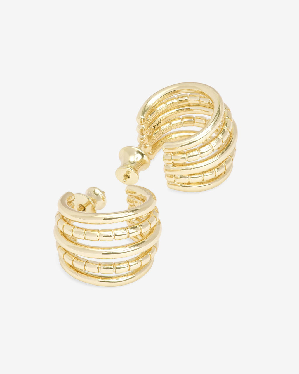 Talon 5 Row Hoops - Gold