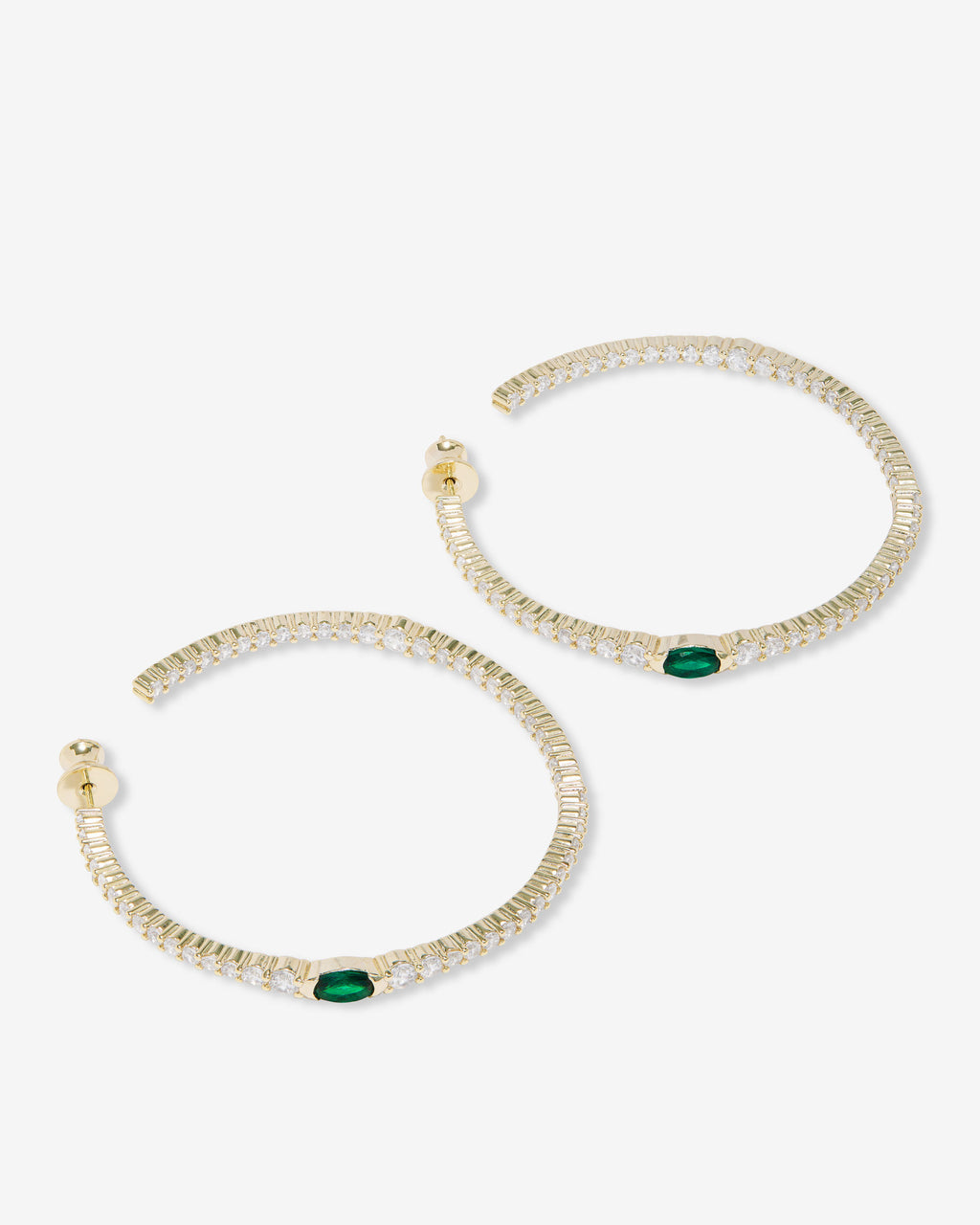 The Maven Hoops 2" - Gold|Emerald