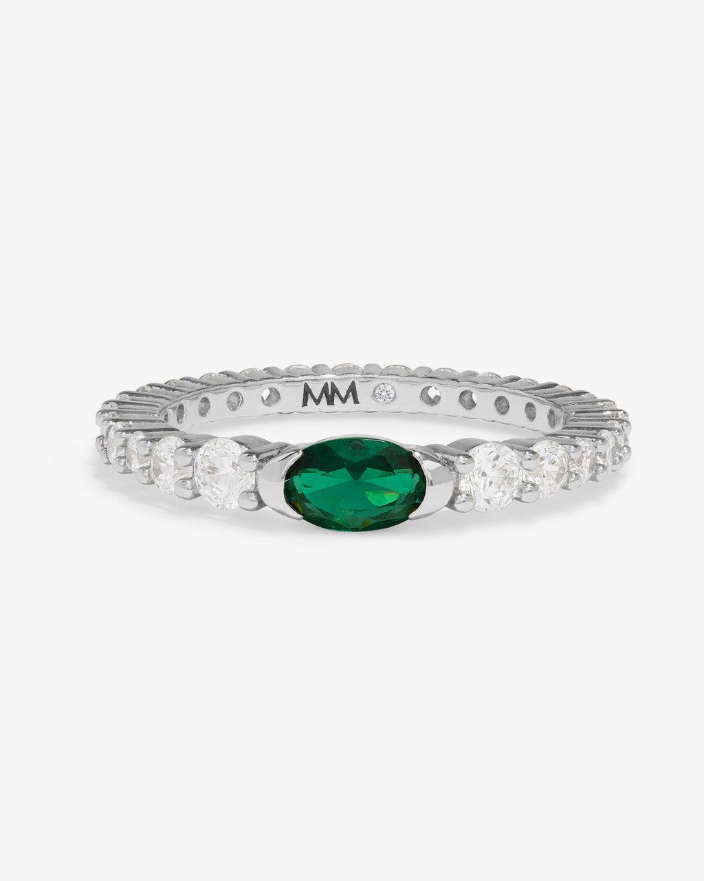 The Maven Ring - Silver|Emerald