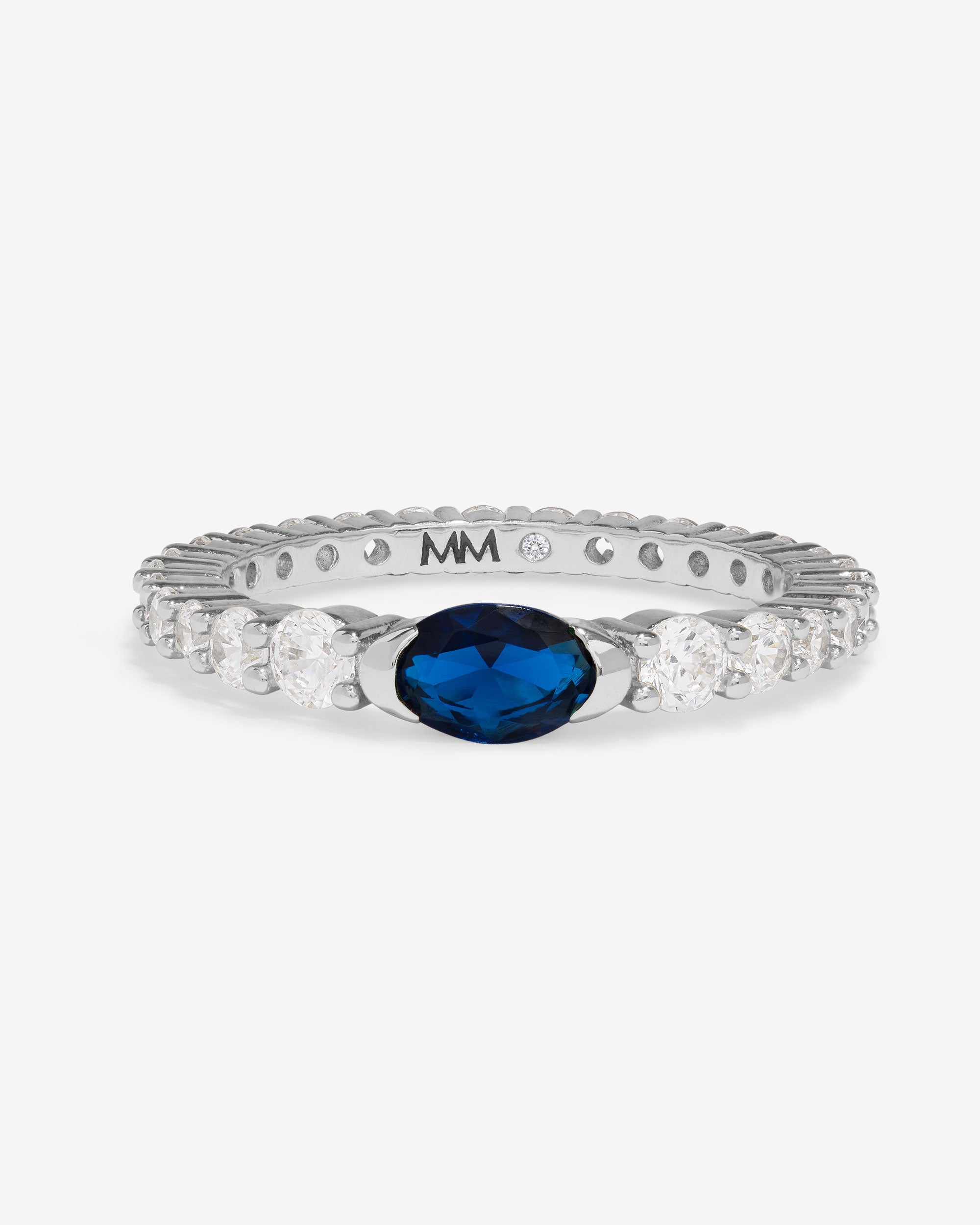 The Maven Ring - Silver|Blue Sapphire