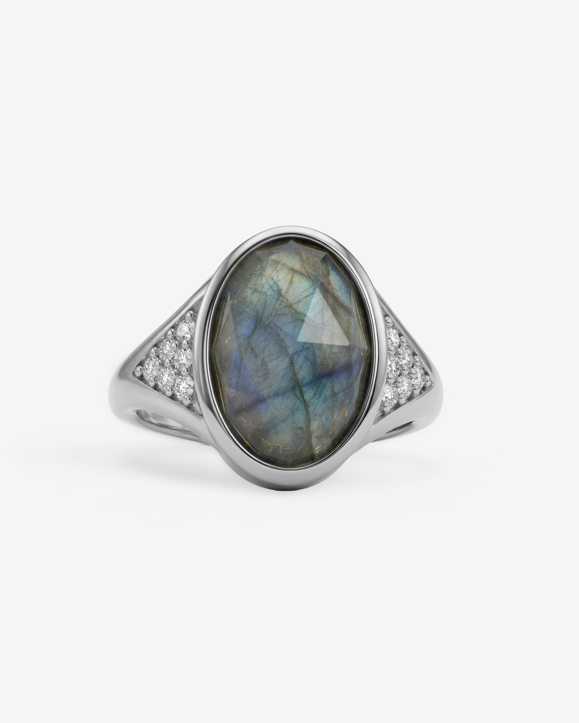 The David Ring - Silver|Labradorite – Melinda Maria Jewelry