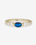 The Maven Ring - Gold|Blue Sapphire