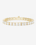 The Queen's Tennis Bracelet 5mm - Gold|White Diamondettes