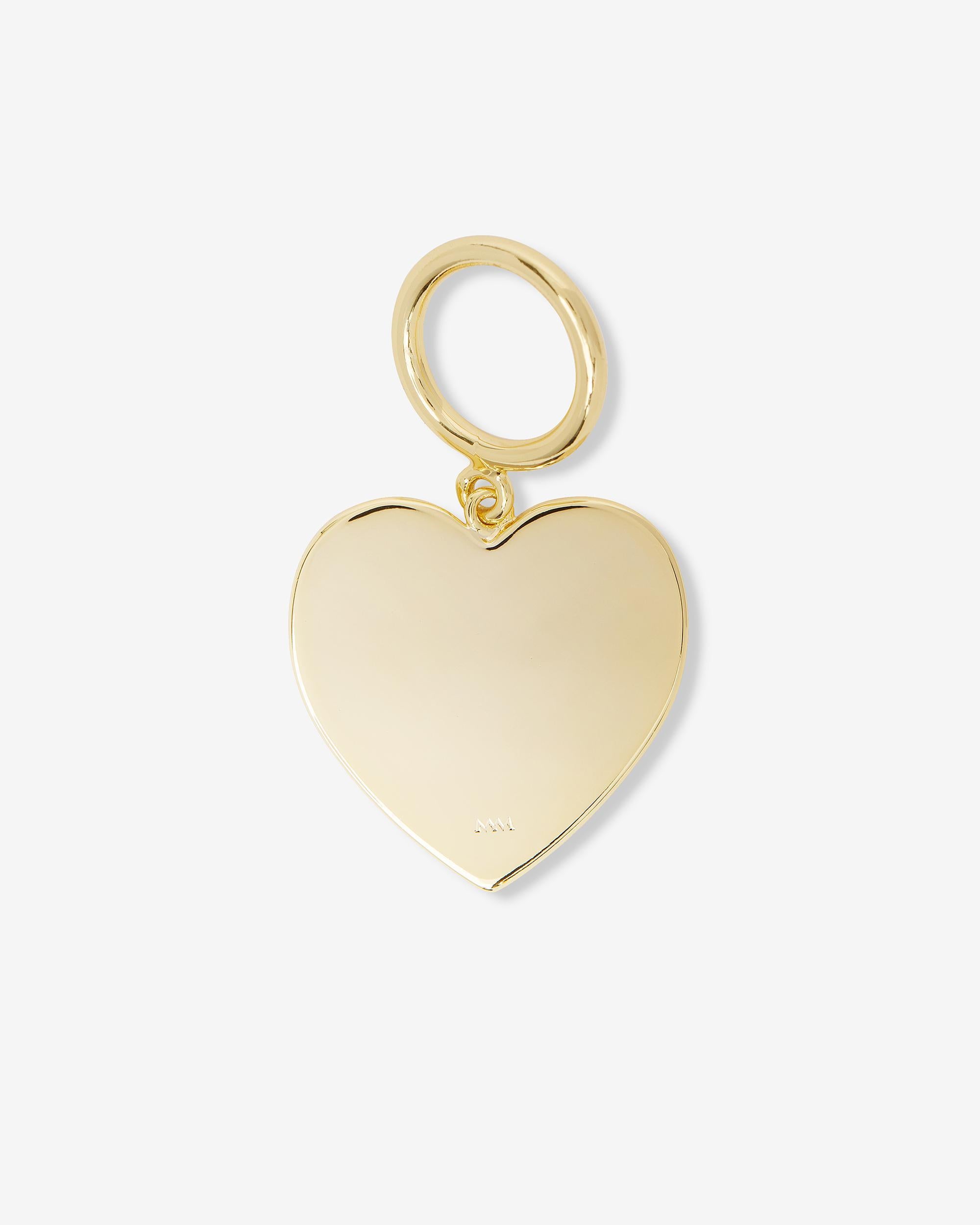 XL Heart Engravable Dog Tag - Gold