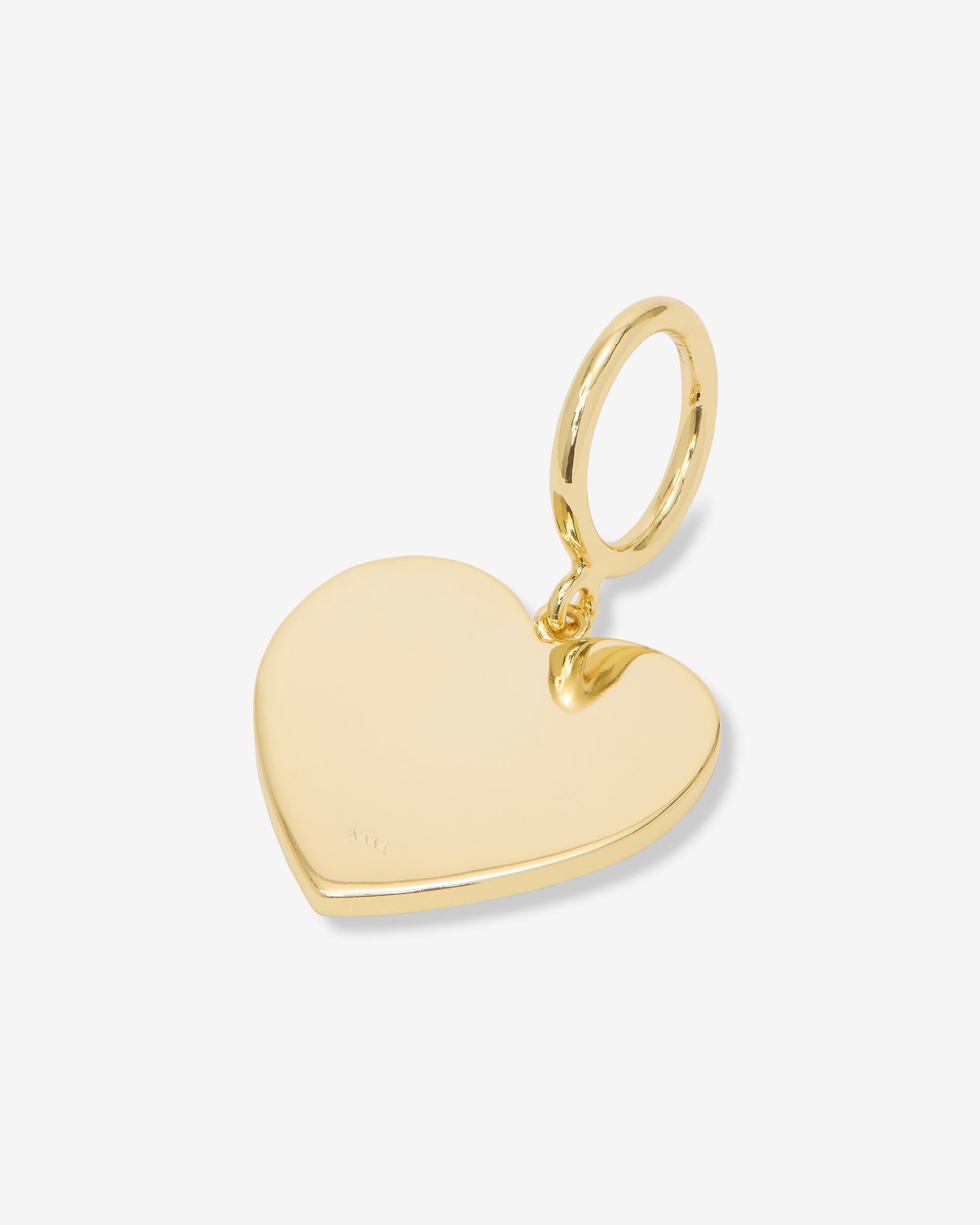 XL Heart Engravable Dog Tag - Gold