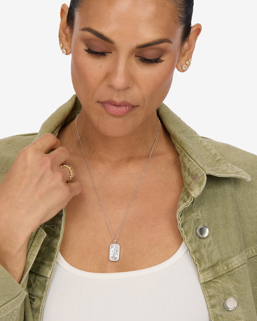 Zodiac Amulet Necklace - Silver