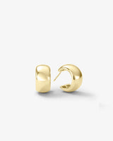 "She's So Smooth" Baby Hoops - Gold