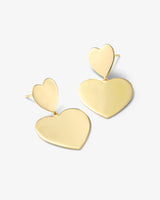 XL You Have My Heart Earrings - Gold