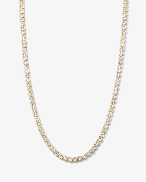 MELINDA MARIA: BARONESS TENNIS BRACELET - GOLD/CZ main image 1
