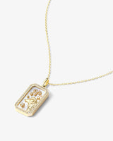 Zodiac Amulet Necklace - Gold