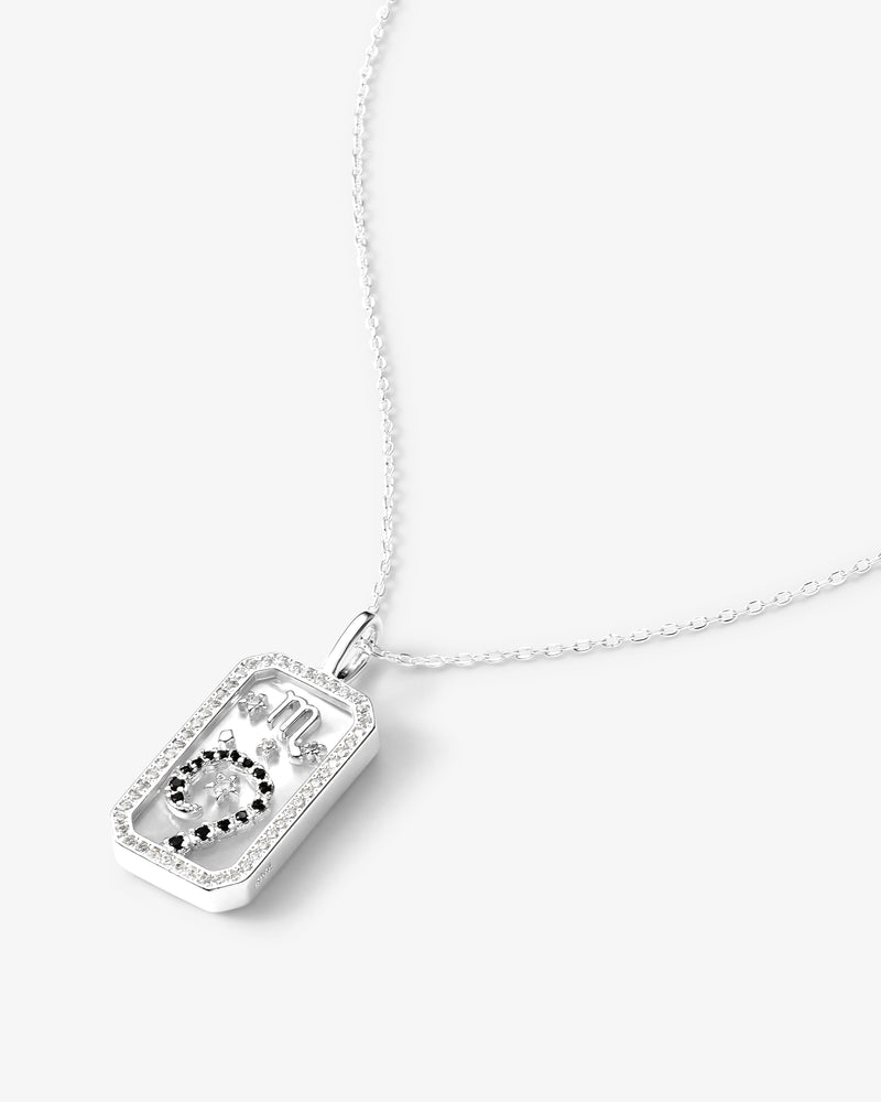 Zodiac Amulet Necklace - Silver