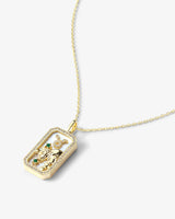 Zodiac Amulet Necklace - Gold