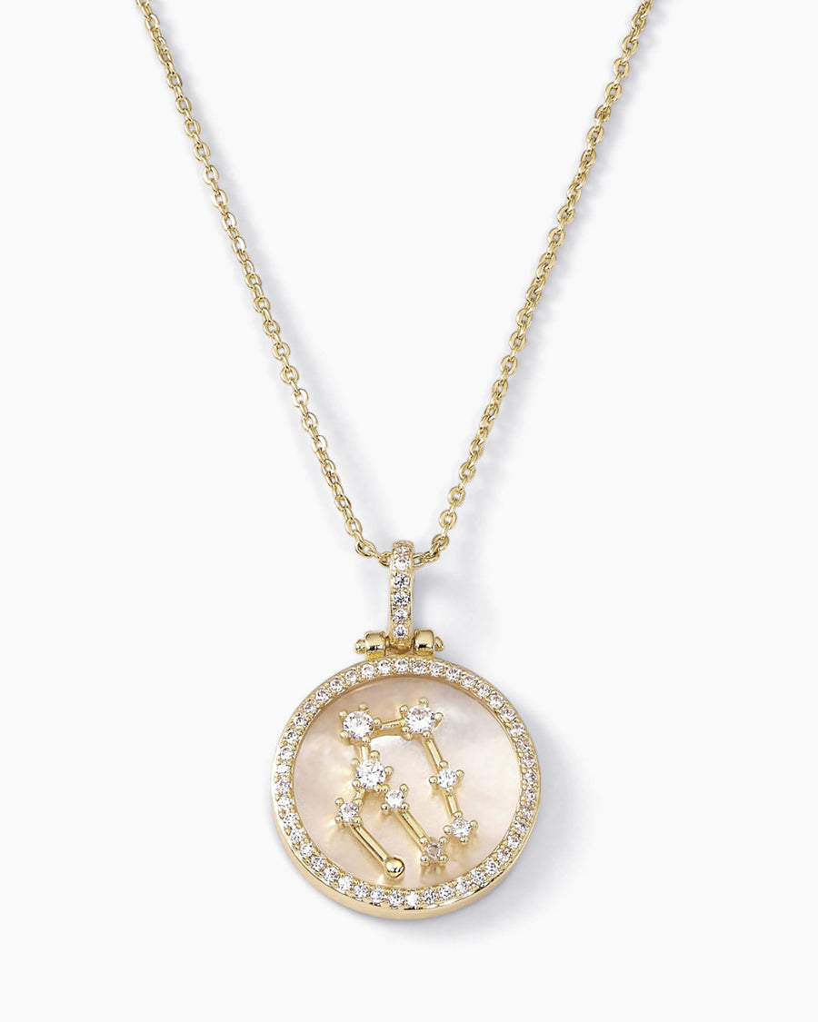 Zodiac Constellation Necklace - Gold