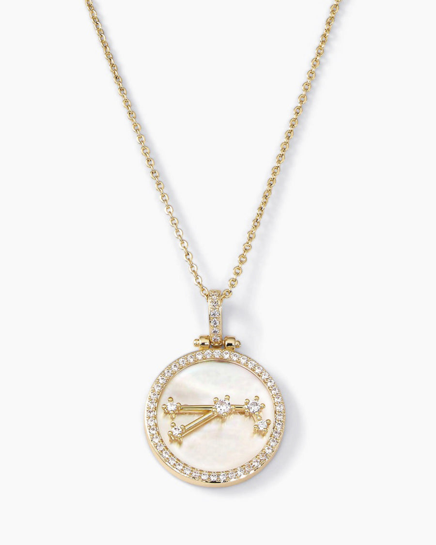 Zodiac Constellation Necklace - Gold