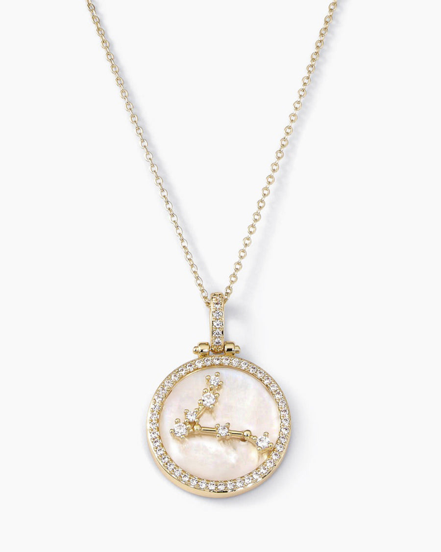 Zodiac Constellation Necklace - Gold