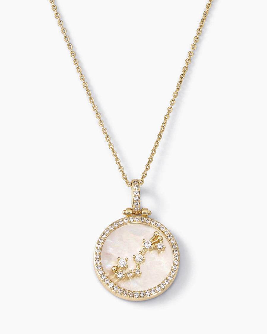 Zodiac Constellation Necklace - Gold