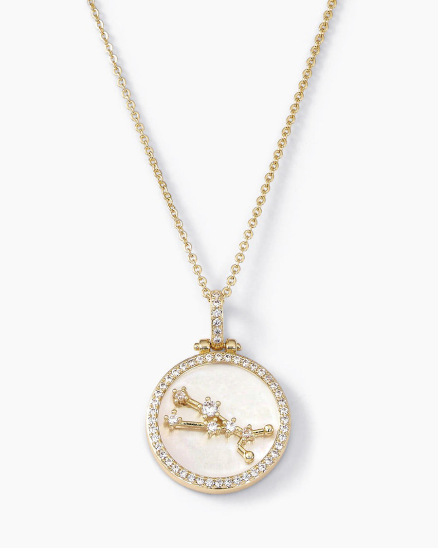 Zodiac Constellation Necklace - Gold