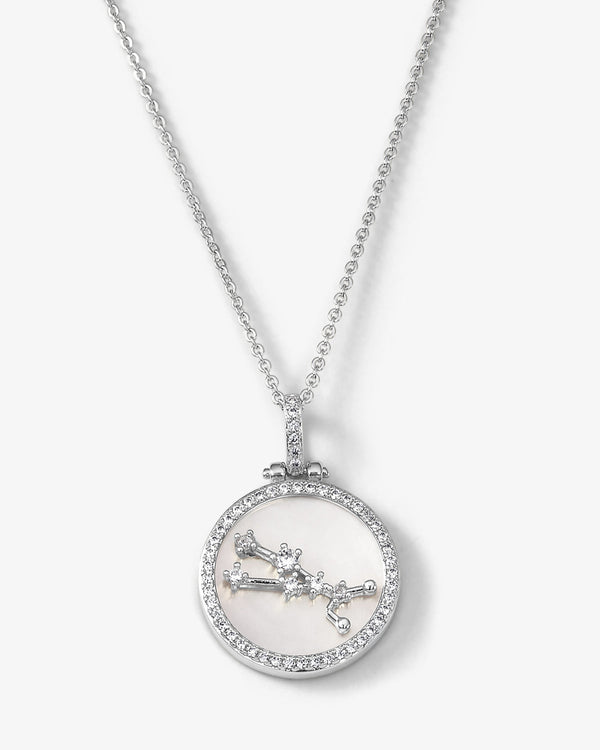 Zodiac Constellation Necklace - Silver