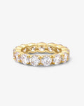 Grand Heiress Ring 4mm - Gold|White Diamondettes