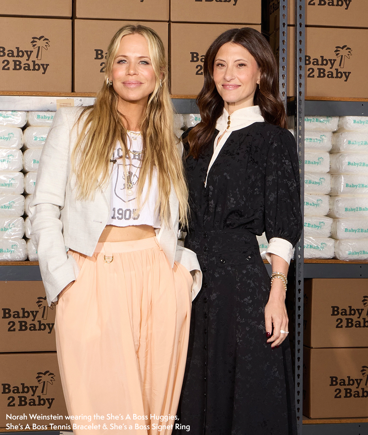 Norah Weinstein wearing pieces from our NEW She's a Boss collection