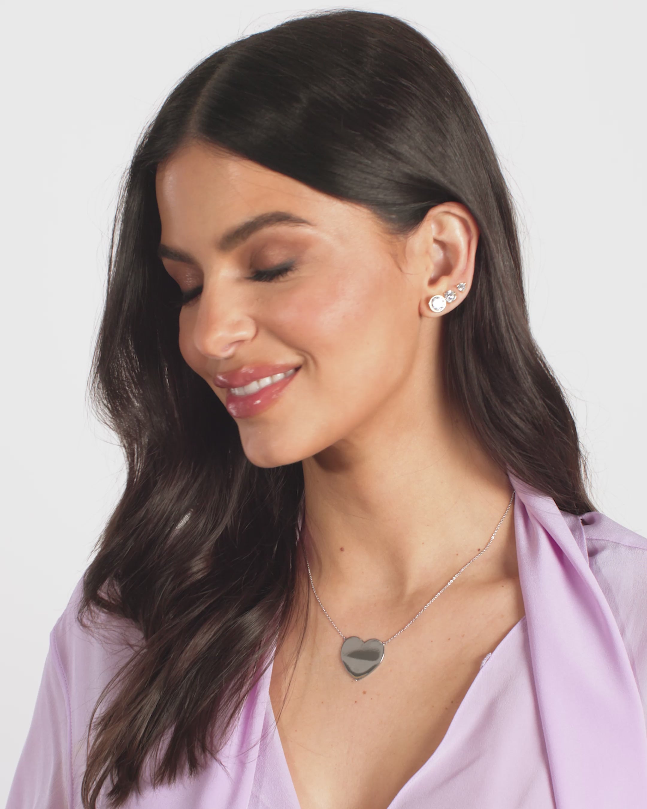 XL You Have My Heart Necklace - Silver – Melinda Maria Jewelry