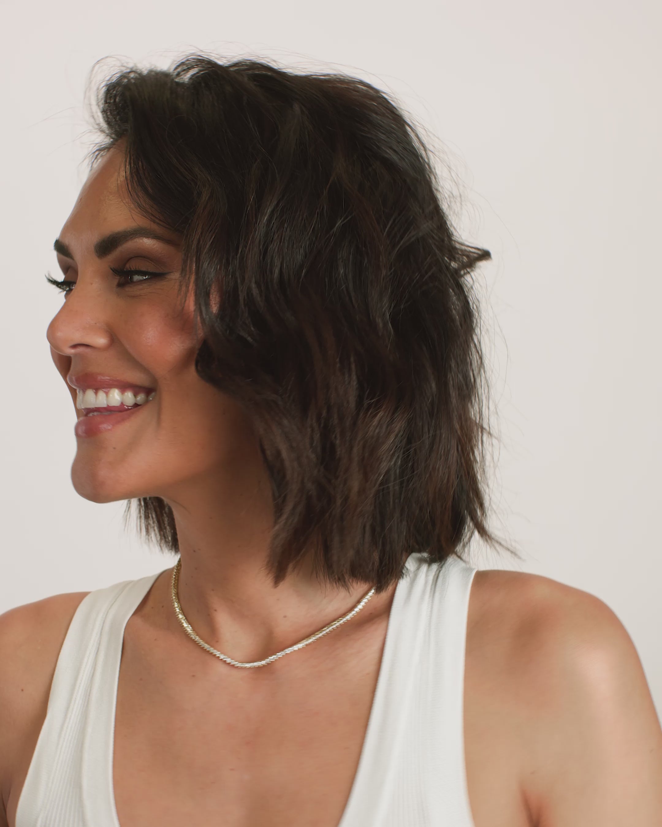Not Your Basic 2mm Gold Tennis Necklace | Dainty Luxury – Melinda