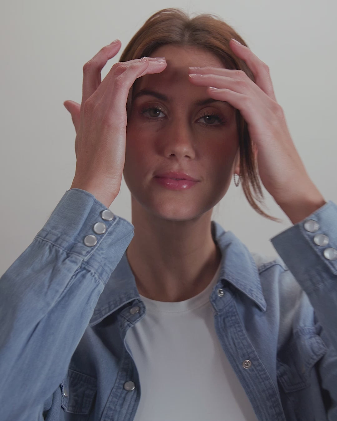 Julian 3mm Soft Chain Hoops - Silver|White Diamondettes