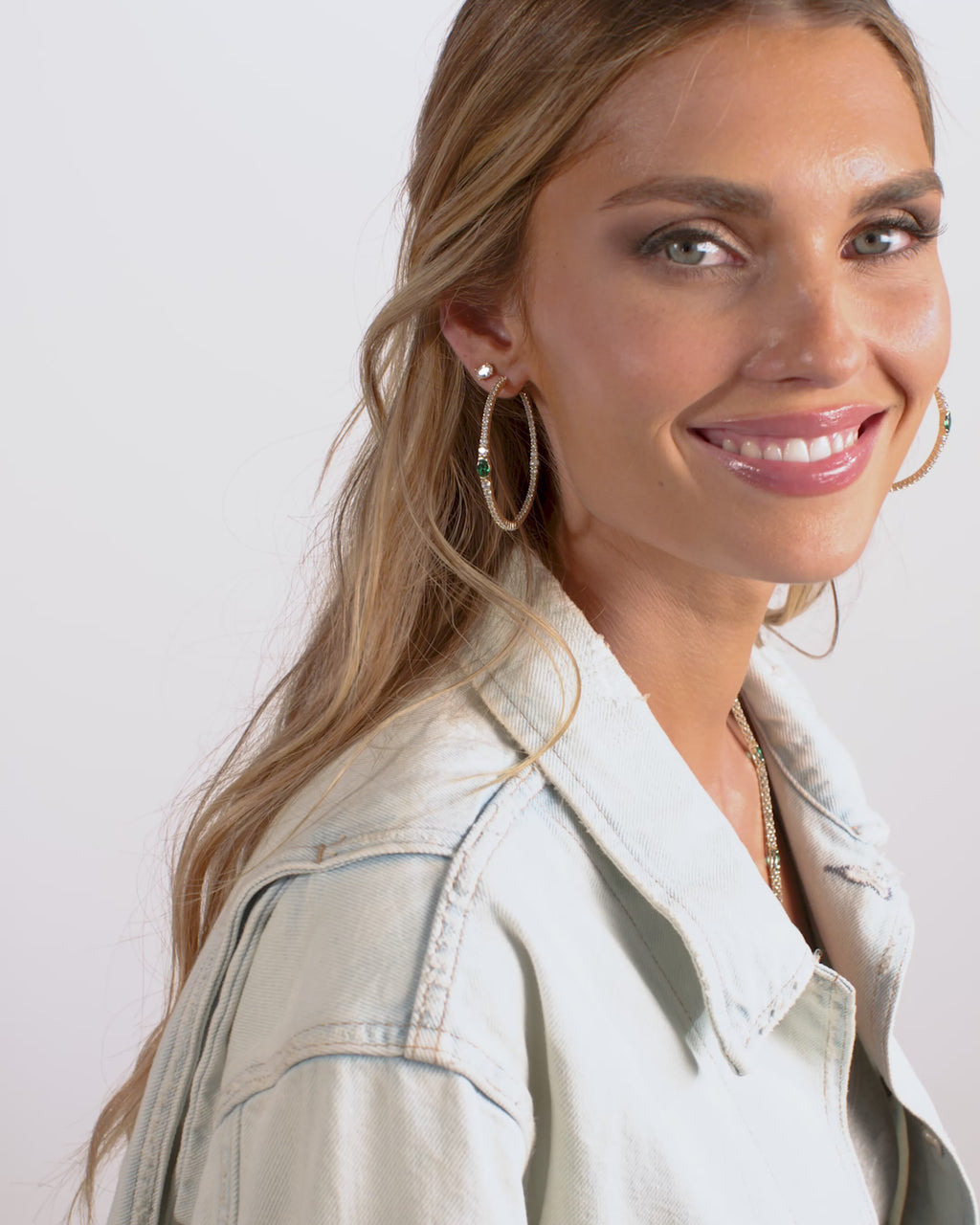 The Maven Hoops 2" - Gold|Emerald