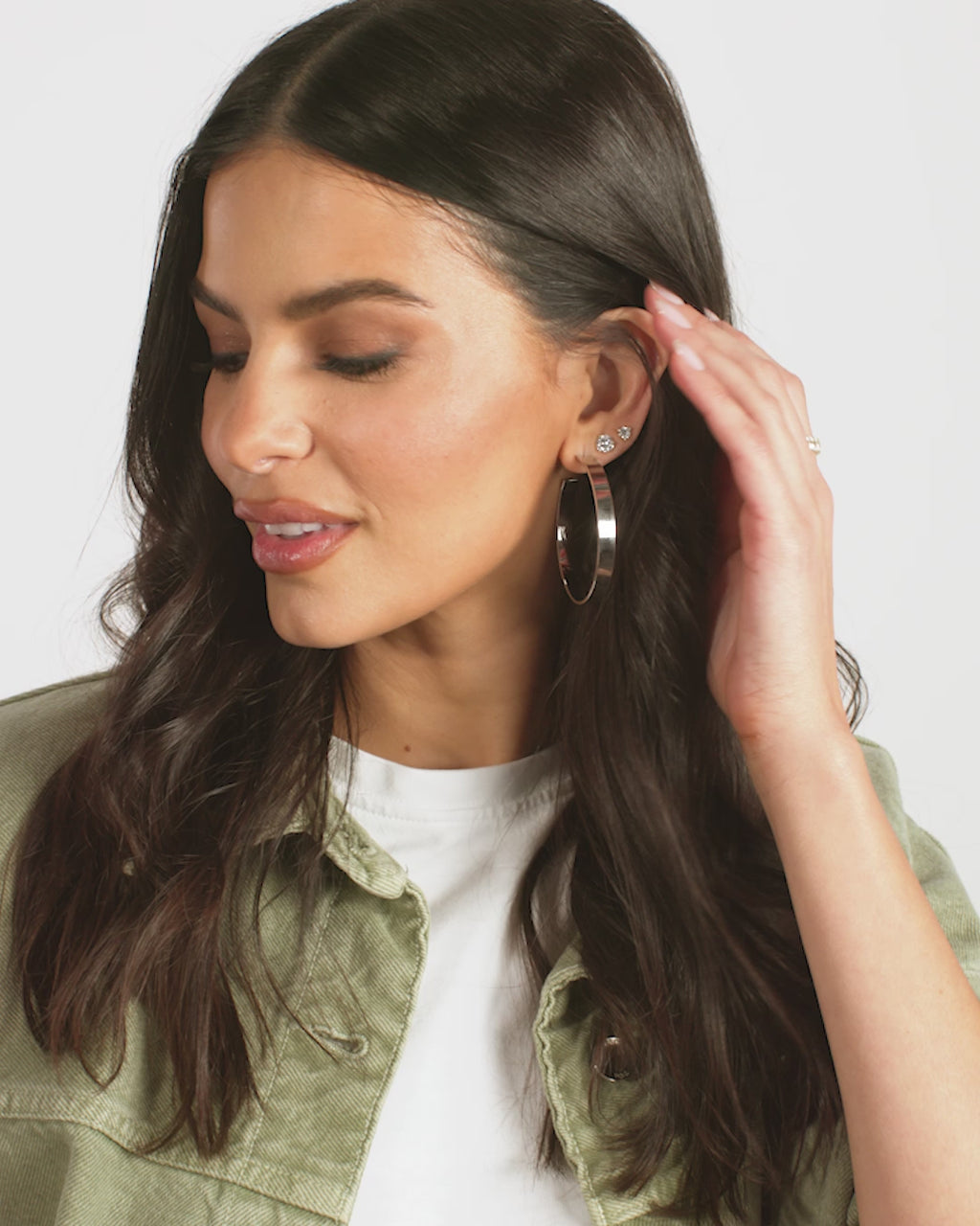 Atlas Hoops 2" - Silver