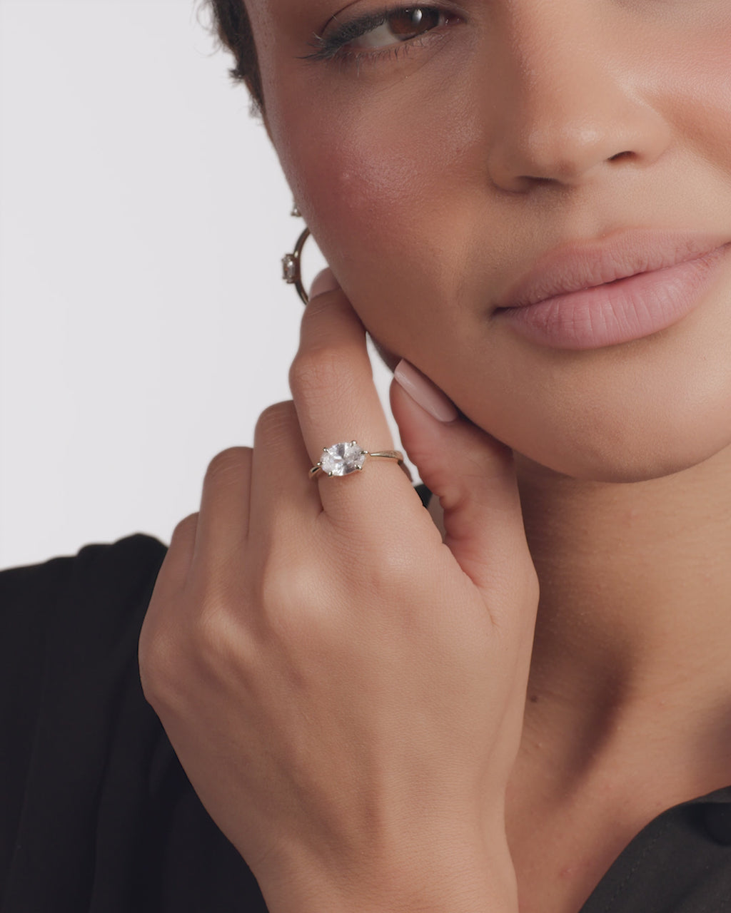 She's On Point Ring - Gold|White Diamondettes