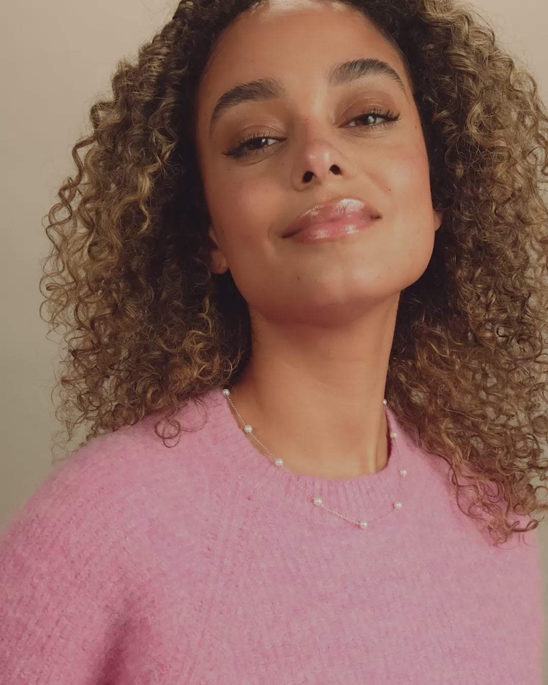 Perfect Pearl Infinity Necklace - Silver