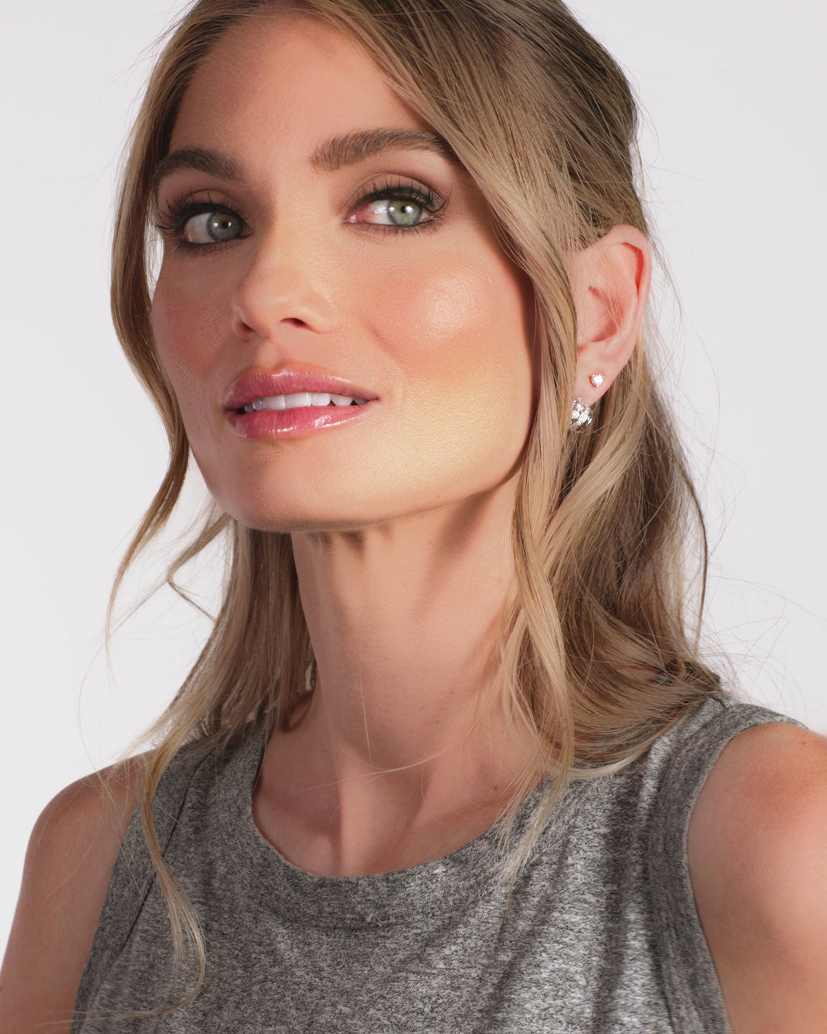 Ashley Venice Earring - Silver|White Diamondettes