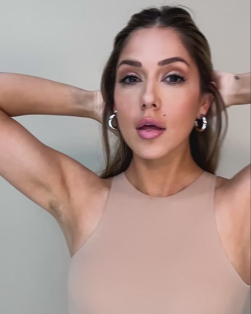 "She's So Smooth" Tube Hoops - Silver