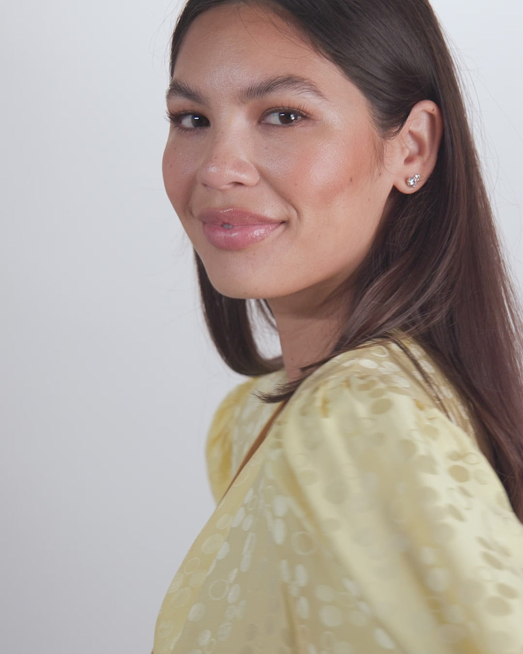 Blue Evil Eye Necklace - Gold|White Diamondettes