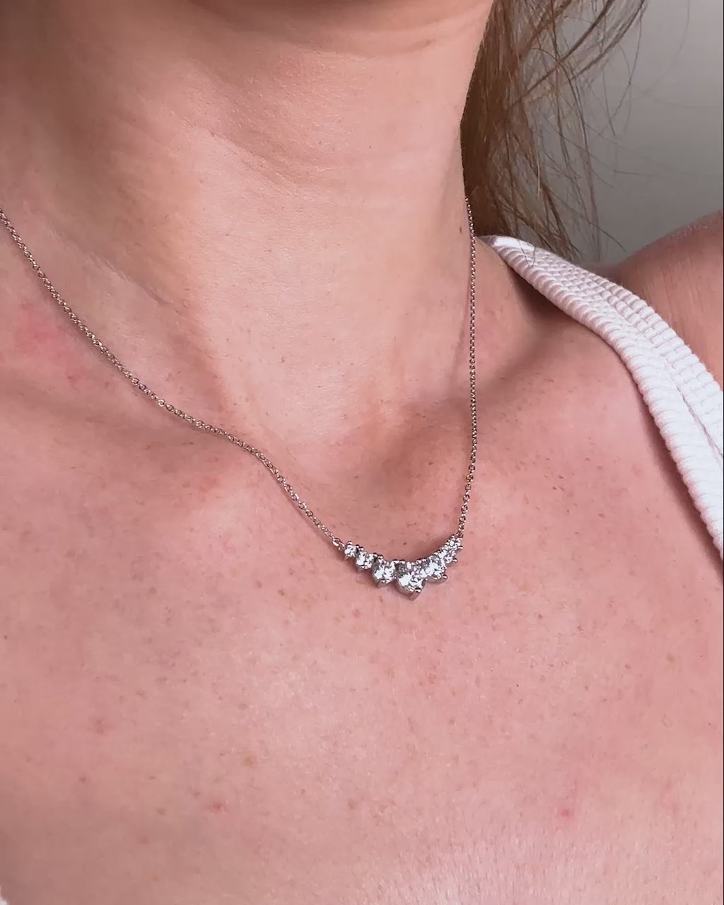 Not Your Basic Multi Stone Pendant Necklace - Silver