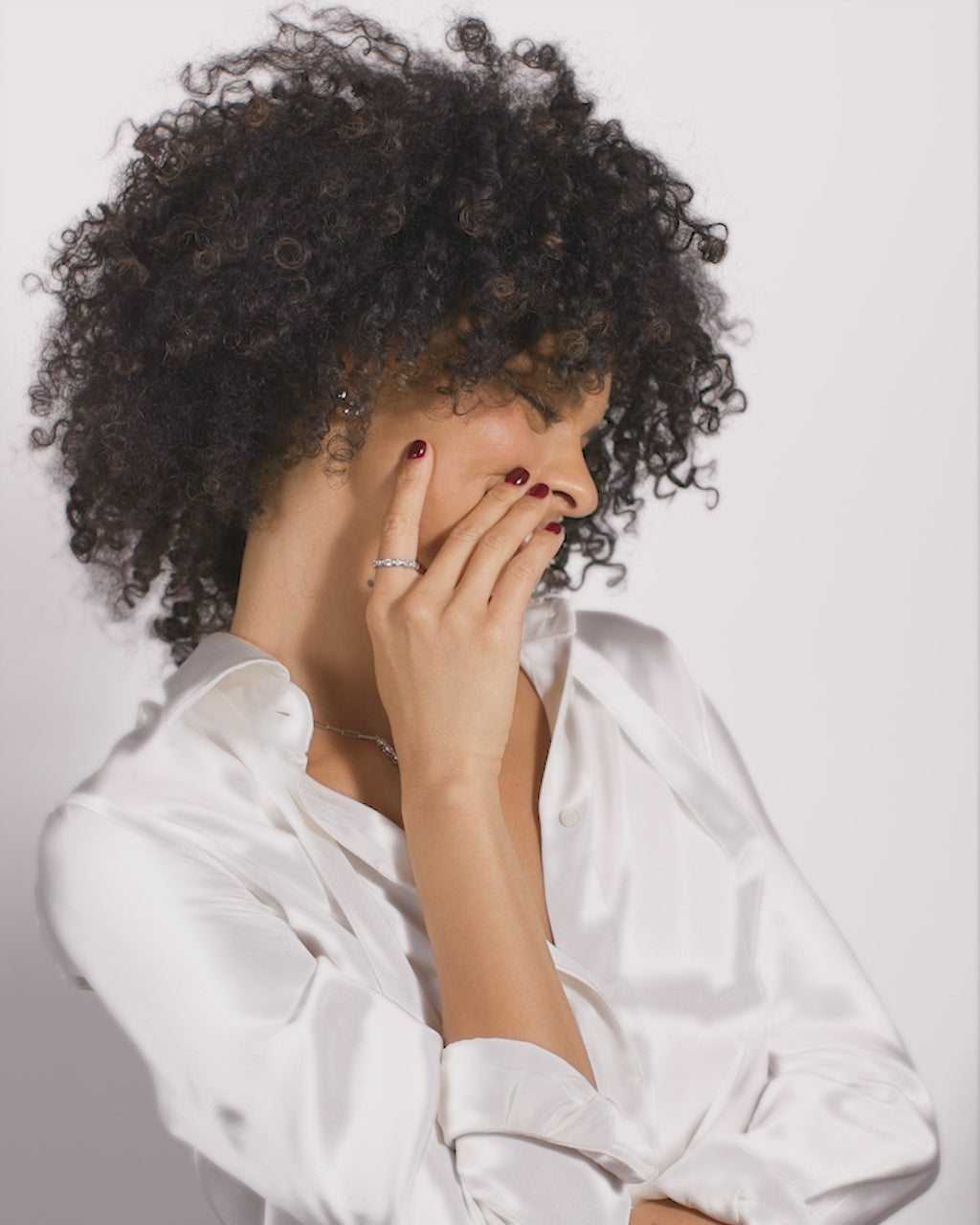 Isla Ring - Silver|White Diamondettes