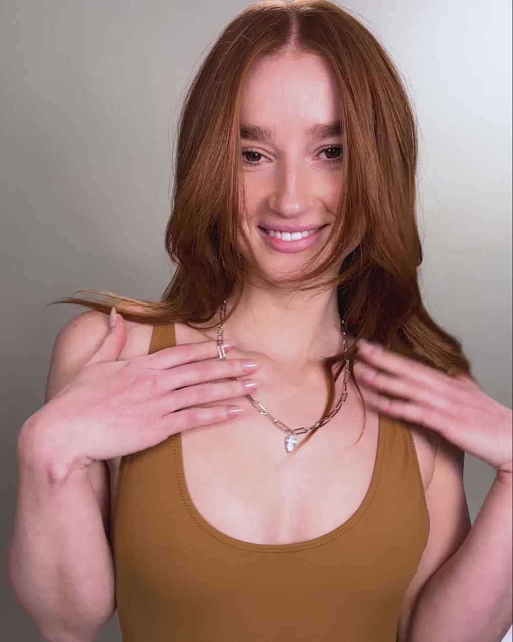 Samantha Teardrop Necklace - Silver|White Diamondettes