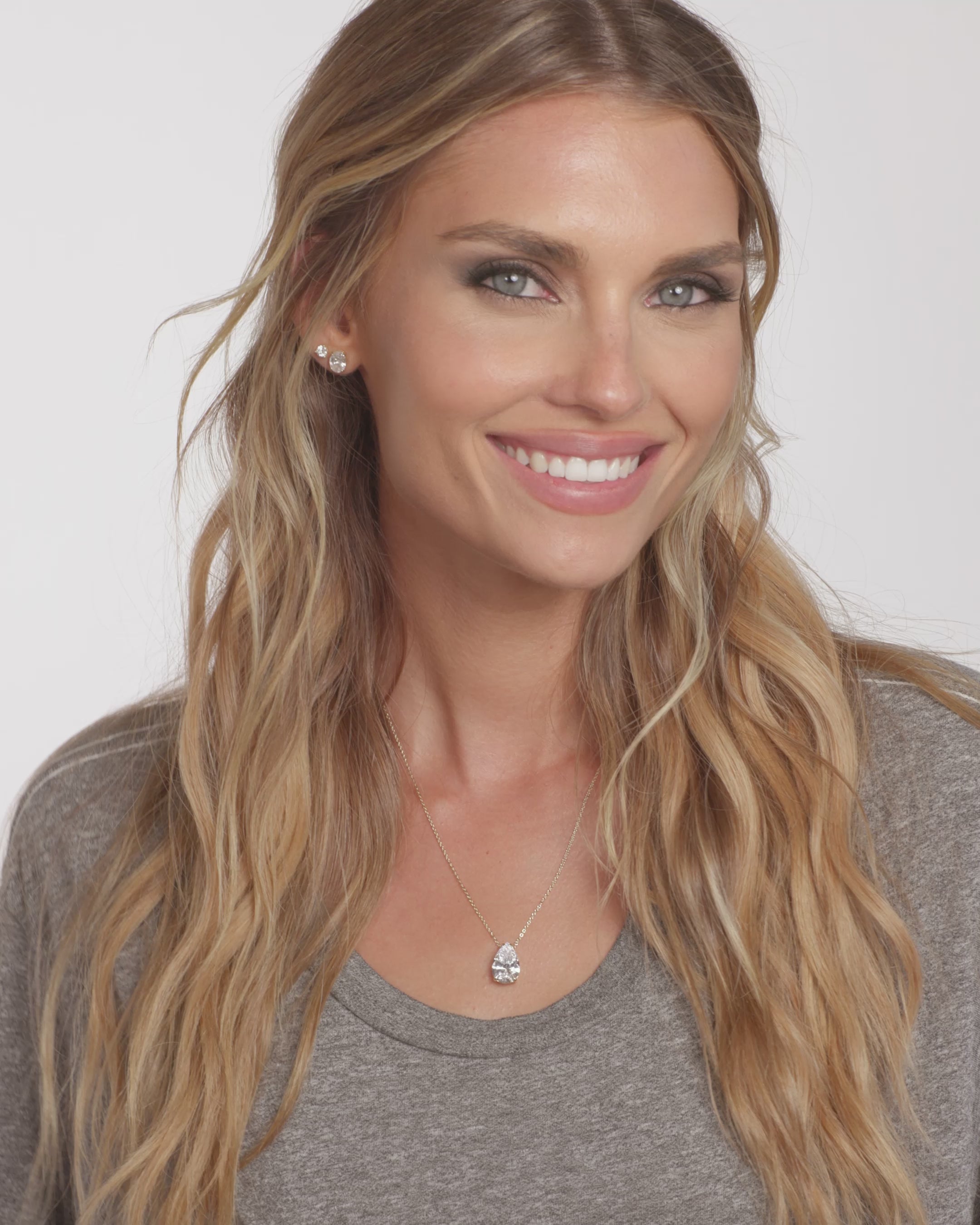 "Are you Jealous" Necklace - Gold|White Diamondettes