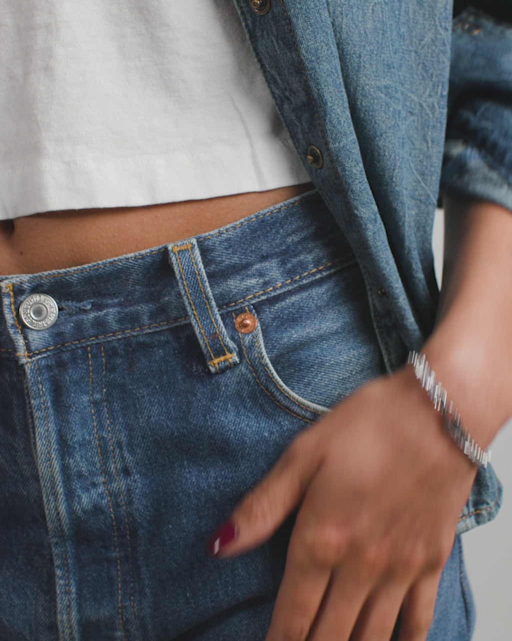 Julian's Obsessed with Diamonds Bracelet 5mm - Silver|White Diamondettes