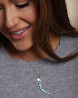 "What Dreams are Made of" Blue Opal Necklace