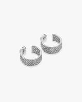 Baby Slick Pave Earring