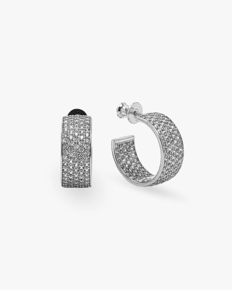 Baby Slick Pave Earring