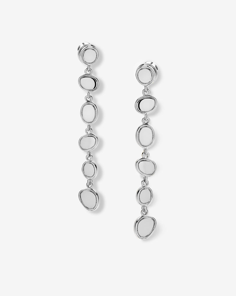 Baby "She's A Natural" 6 Drop Earrings Silver