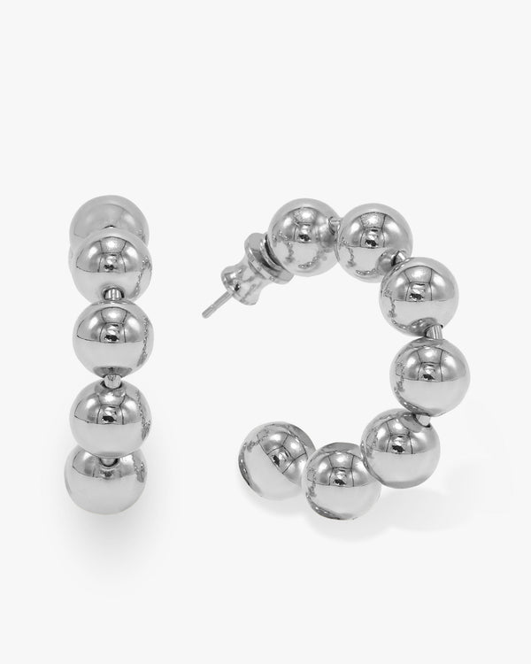 Life's A Ball Hoops - Silver