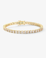 Grand Heiress Tennis Bracelet - Gold|White Diamondettes