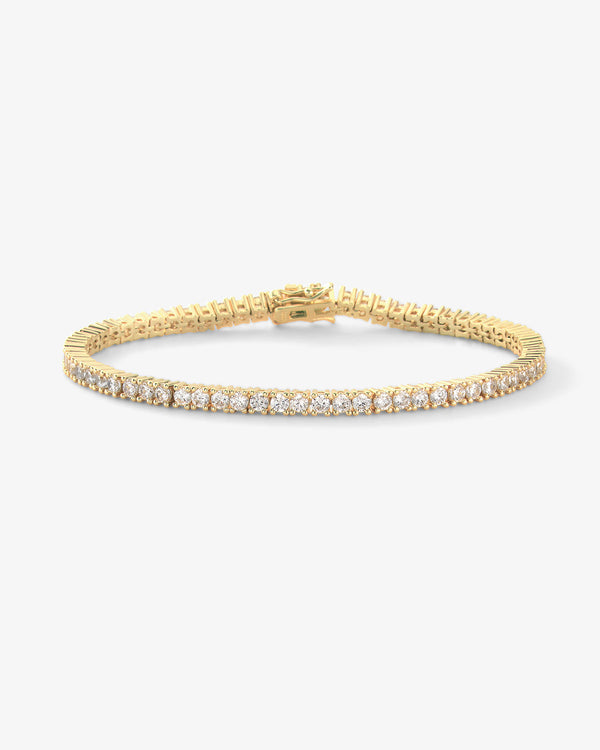 Heiress Tennis Bracelet - Gold|White Diamondettes