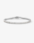 Heiress Tennis Bracelet 3mm - Silver|White Diamondettes