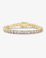 Lil Queen's Tennis Bracelet - Gold|White Diamondettes